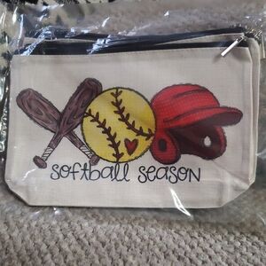 Softball Season Themed Pouch